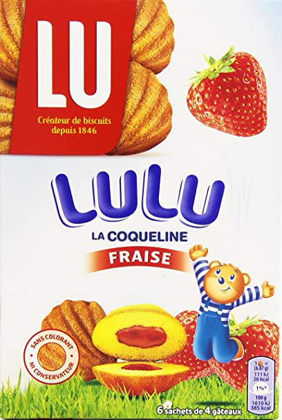 Lu Coqueline Stranwberry 165g
